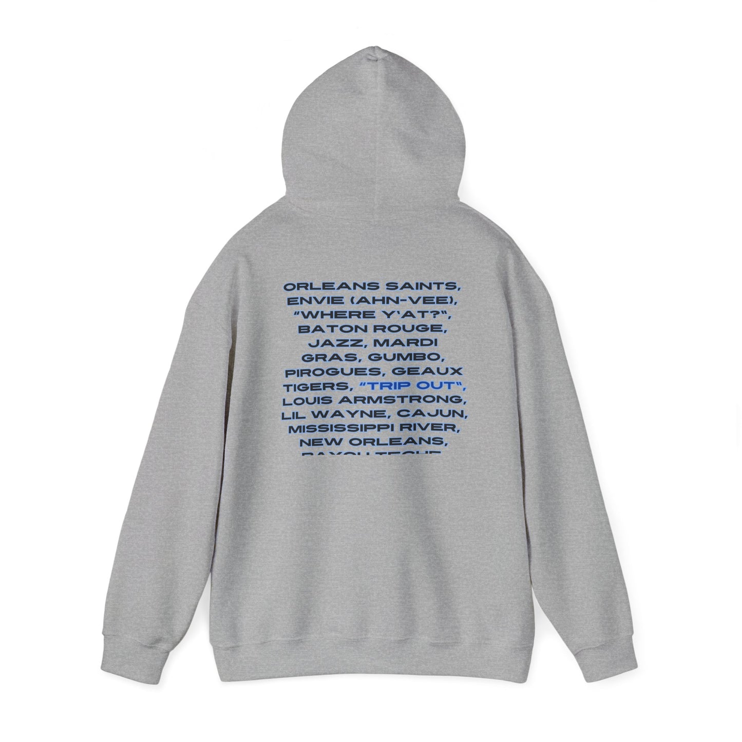 Unisex Heavy Blend™ Louisiana Trip Out" Hooded Sweatshirt