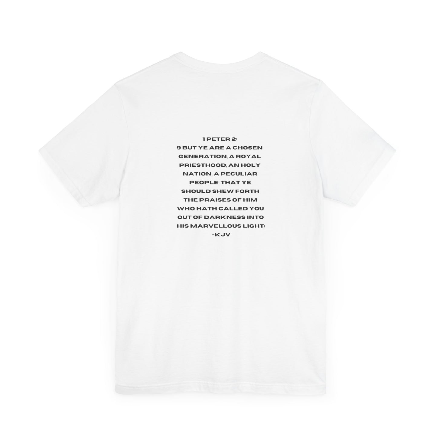 Unisex Jersey "TRIBAL" Short Sleeve Tee w/ Scripture