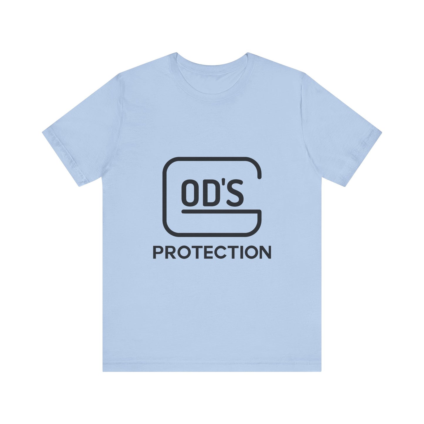 Unisex Jersey "GOD'S Protection" Short Sleeve Tee