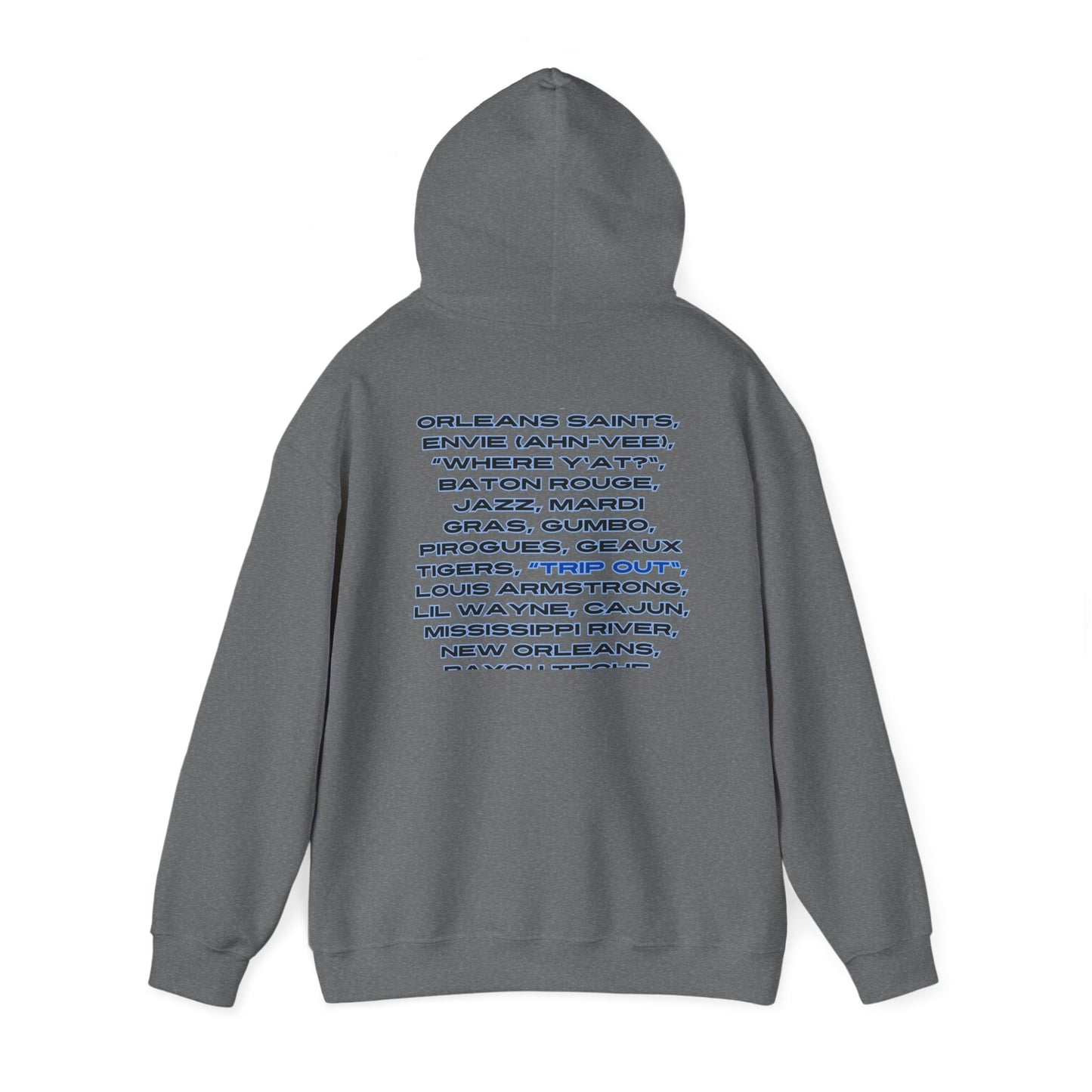 Unisex Heavy Blend™ Louisiana Trip Out" Hooded Sweatshirt