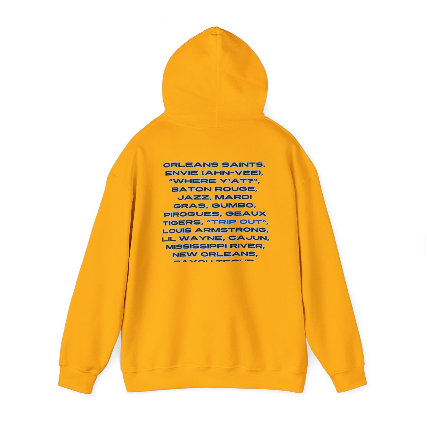 Unisex Heavy Blend™ Louisiana Trip Out" Hooded Sweatshirt