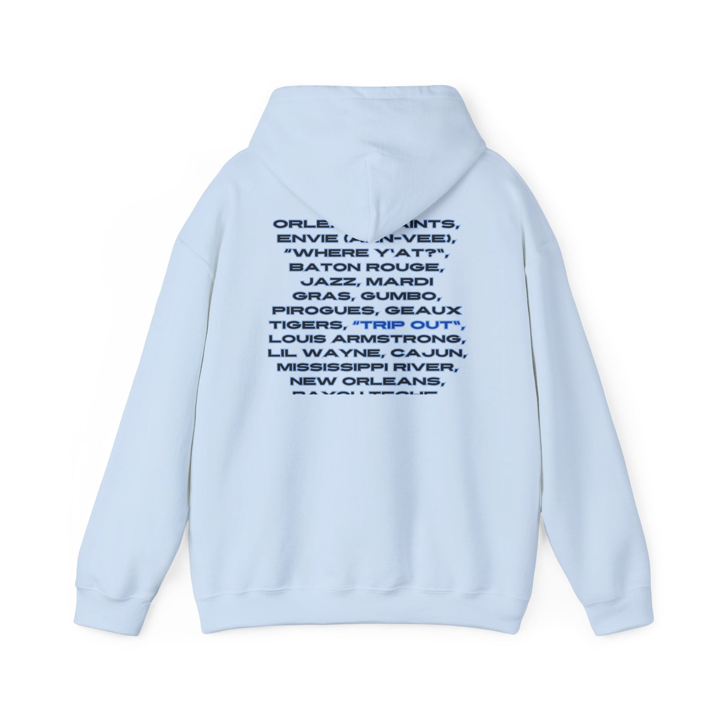 Unisex Heavy Blend™ Louisiana Trip Out" Hooded Sweatshirt