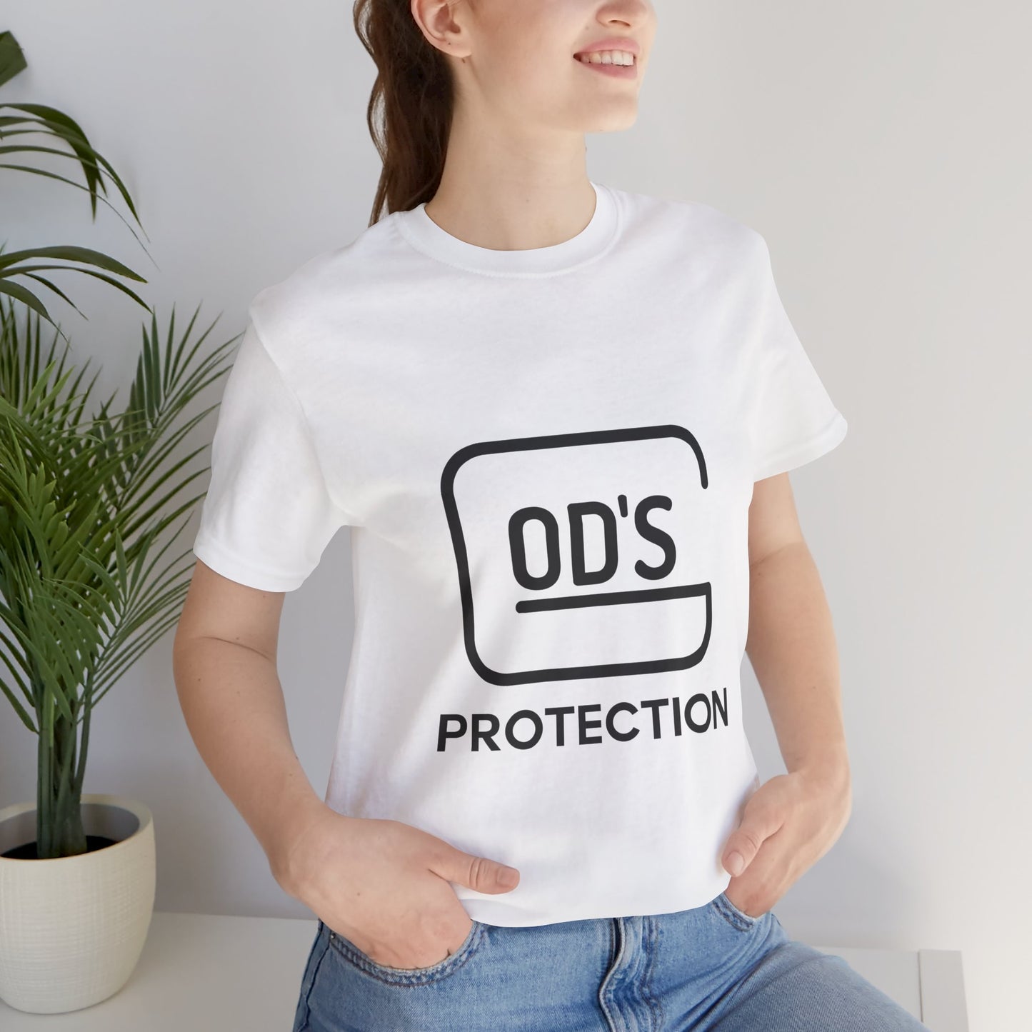 Unisex Jersey "GOD'S Protection" Short Sleeve Tee