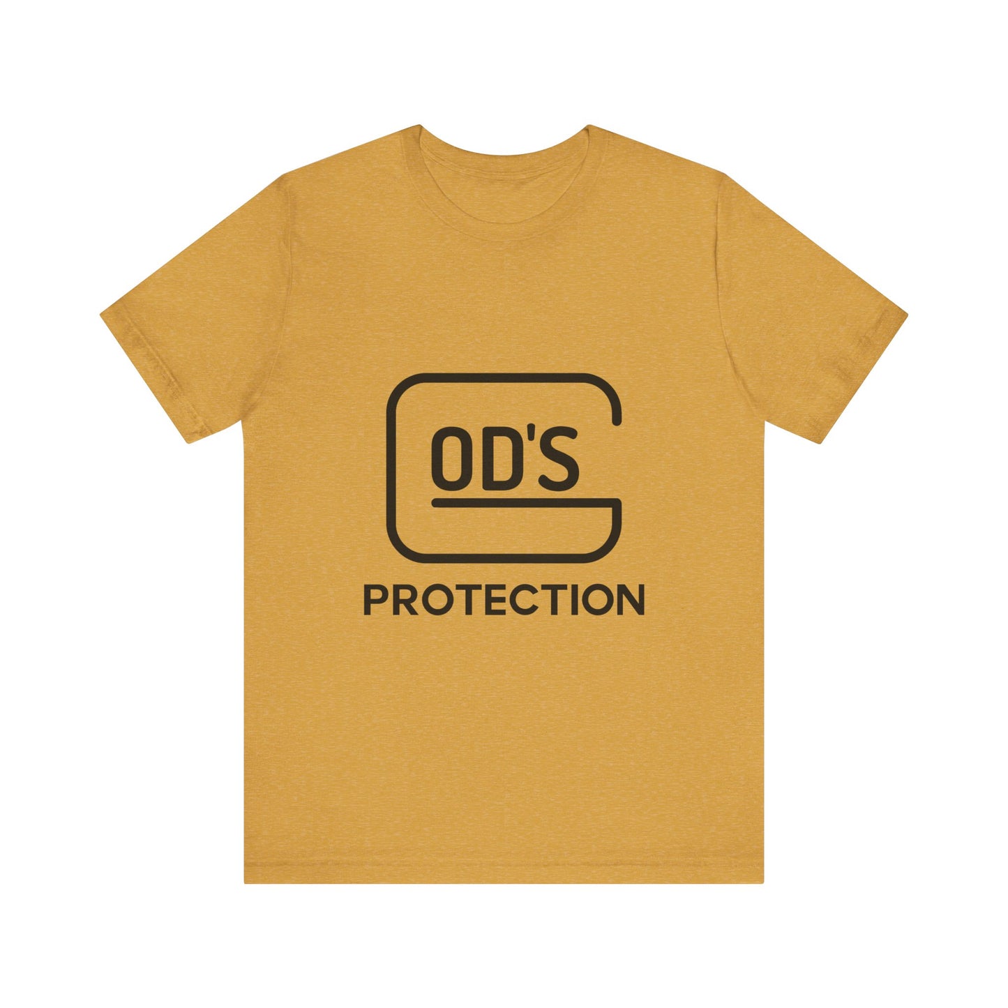 Unisex Jersey "GOD'S Protection" Short Sleeve Tee