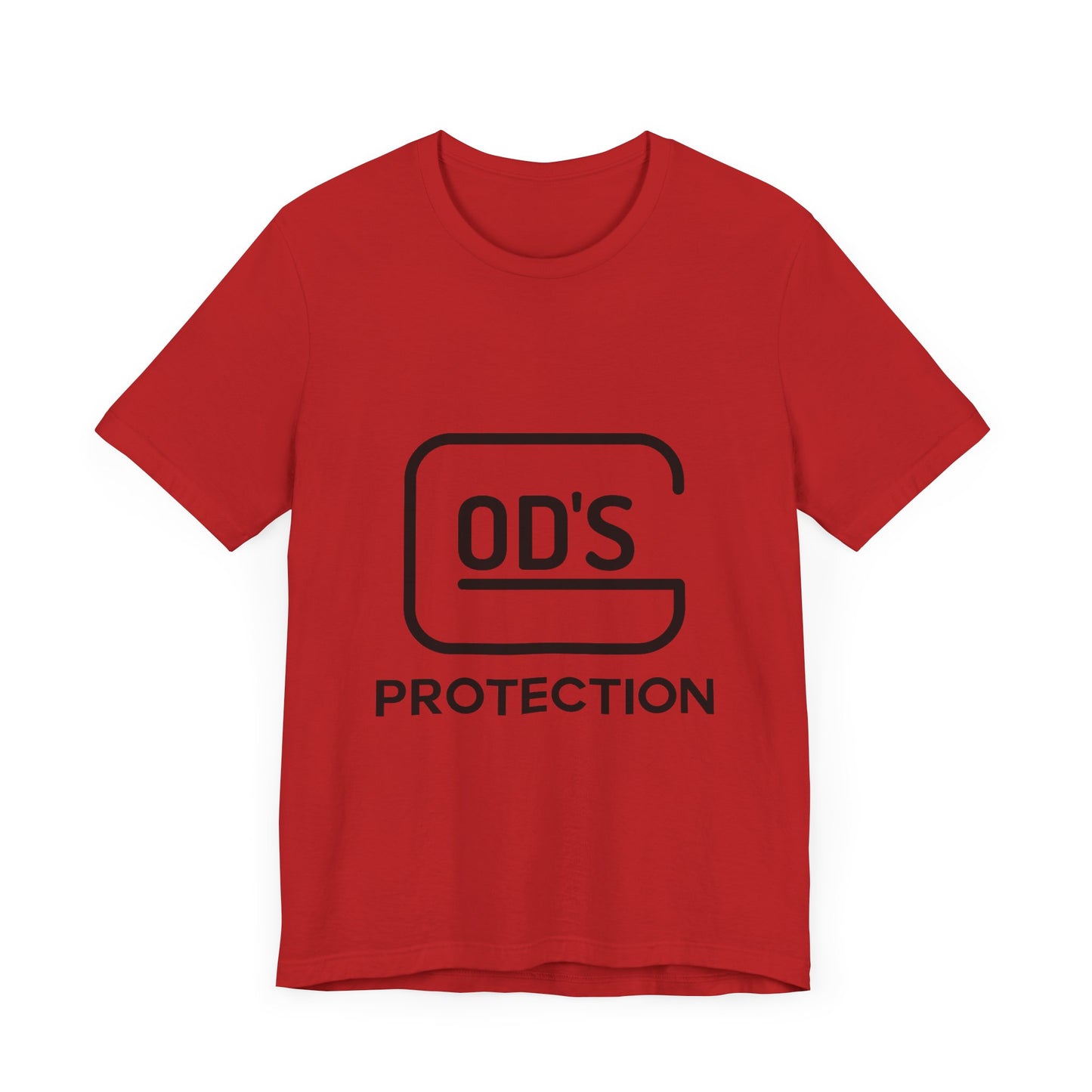 Unisex Jersey "GOD'S Protection" Short Sleeve Tee