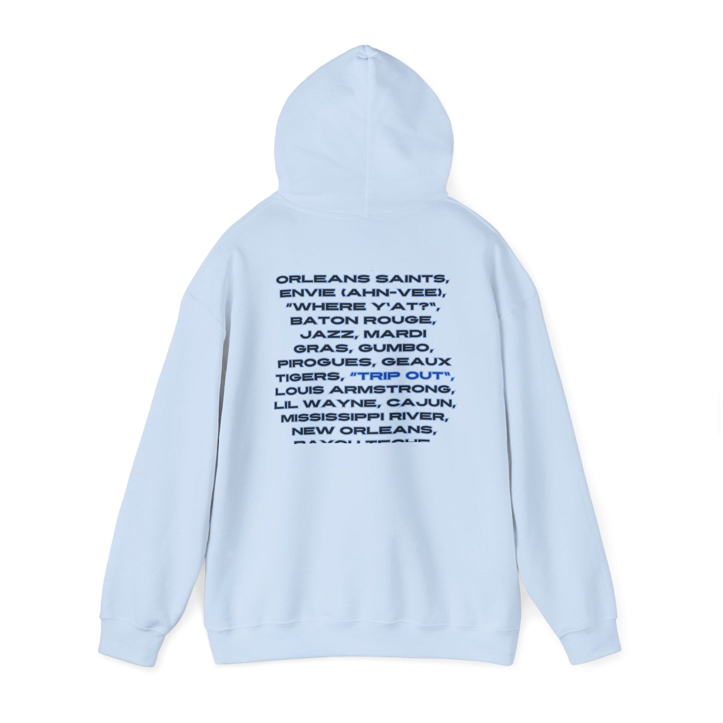 Unisex Heavy Blend™ Louisiana Trip Out" Hooded Sweatshirt