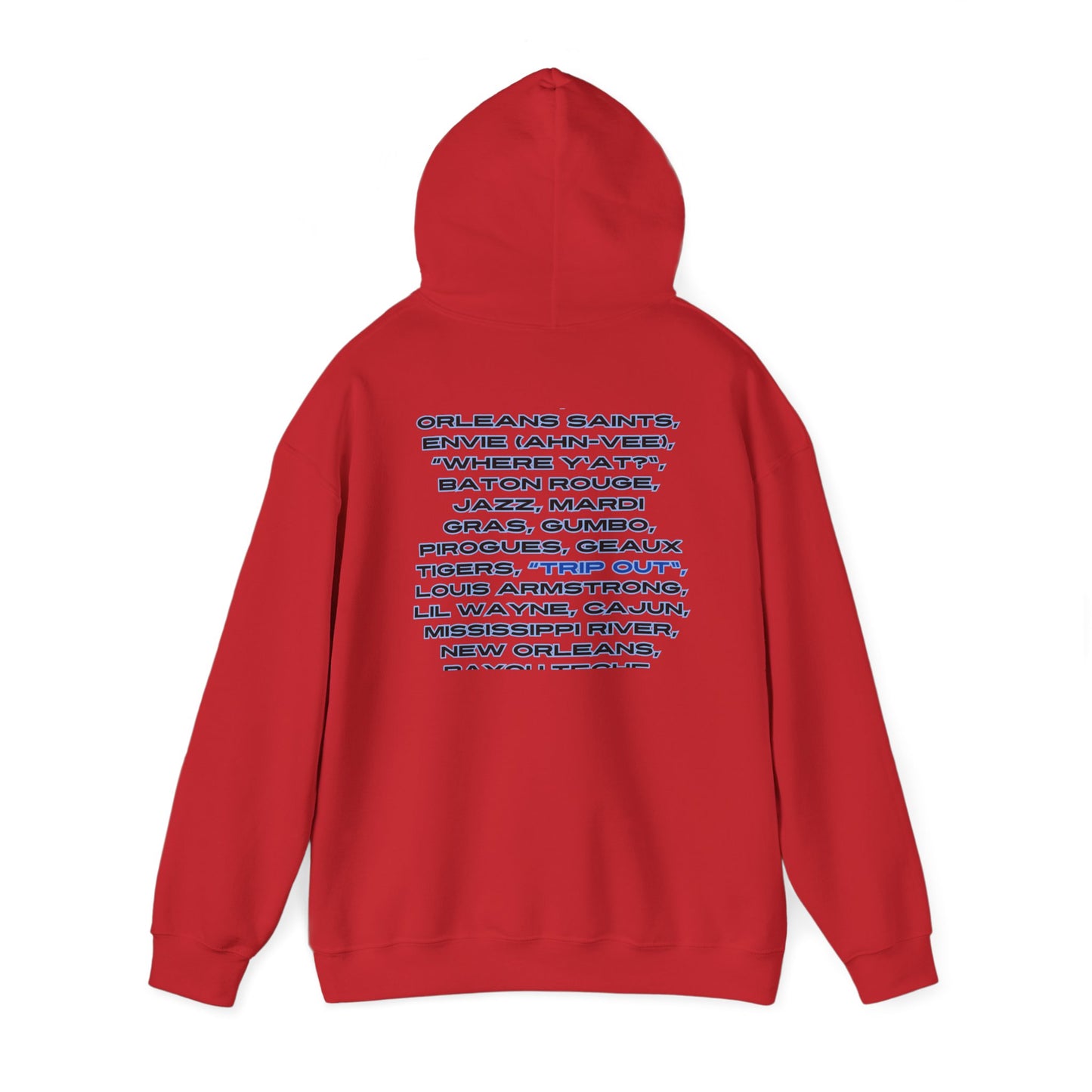 Unisex Heavy Blend™ Louisiana Trip Out" Hooded Sweatshirt