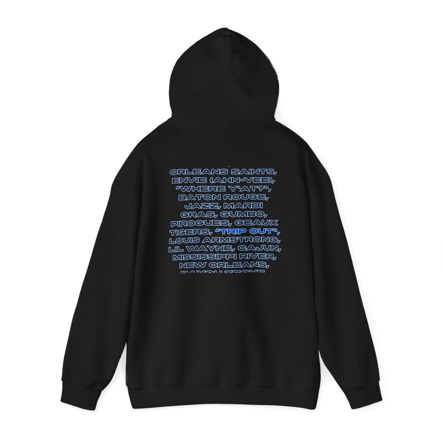 Unisex Heavy Blend™ Louisiana Trip Out" Hooded Sweatshirt